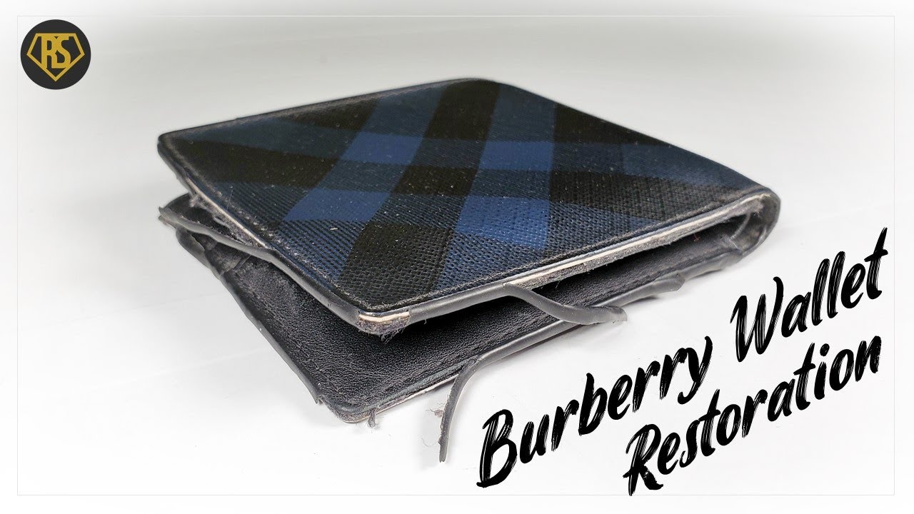 ASMRㅣBurberry Wallet Restorationㅣ버버리 지갑 복원