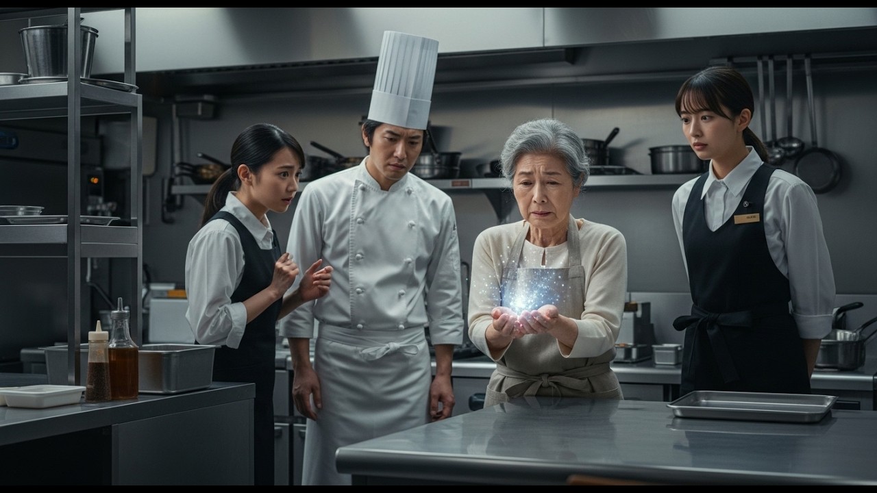皿洗いのばばあ！と高級レストランで追い出されたお婆さんを新人女性店員がそっと励ました。その後、店内で「この店を潰します」その正体とは…