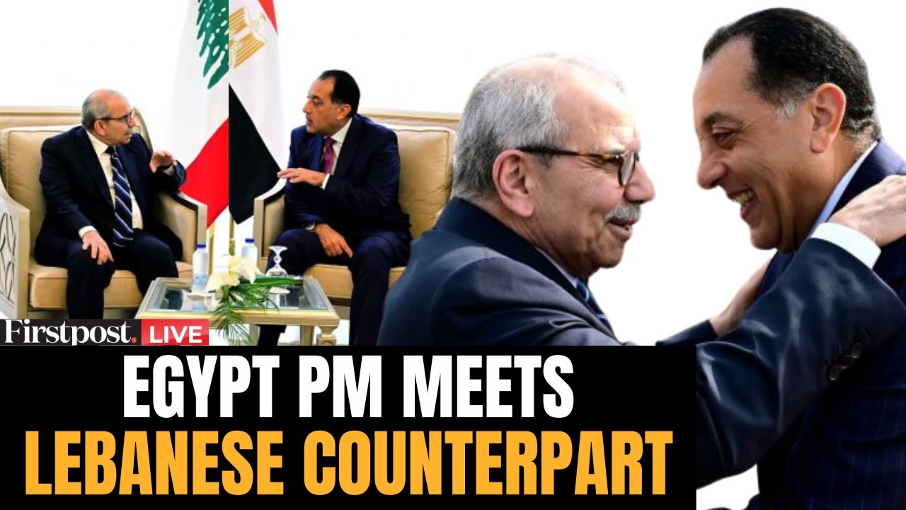 LIVE: Egypt PM Mostafa Madbouly Meets Lebanon PM Nawaf Salam in Beirut | N18G