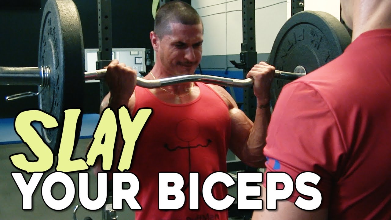 Barbell & EZ Bar Bicep Workout (REPS to Failure!)