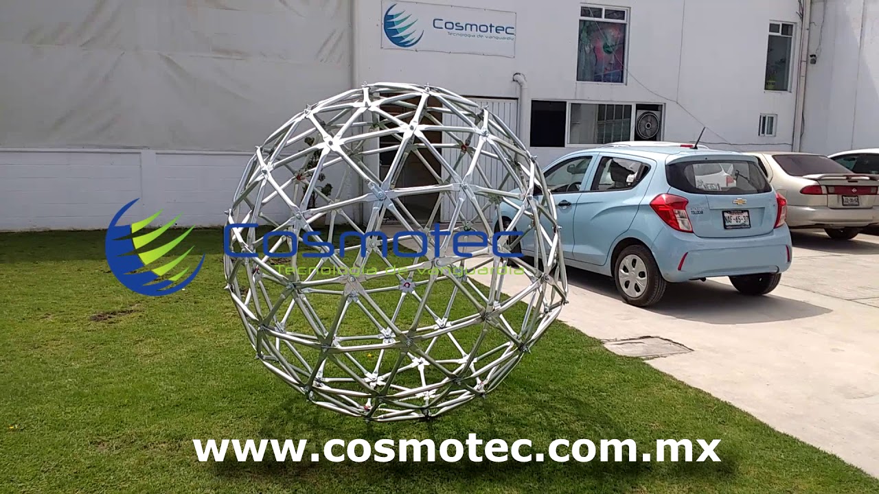 estructuras esf&eacute;ricas geod&eacute;sica COSMOTEC