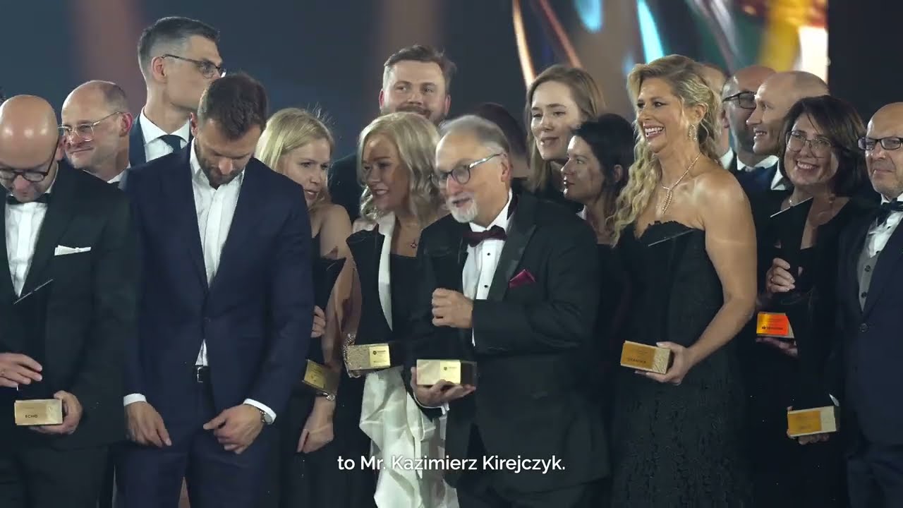 Kazimierz Kirejczyk z nagrodą Eurobuild Lifetime Achievement Award