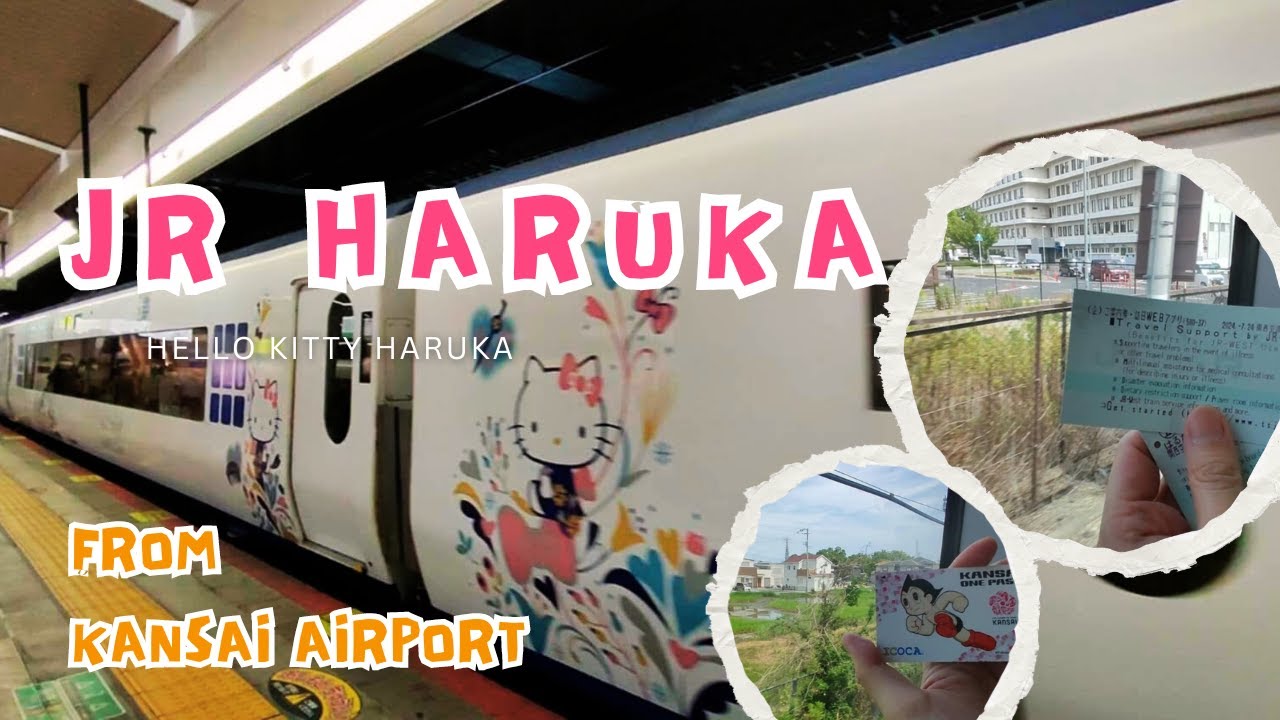 รีวิววิธีนั่งรถไฟเข้าเมืองโอซาก้า JR HARUKA Kansai Airport Limited Express Osaka l BENYOT Vlog