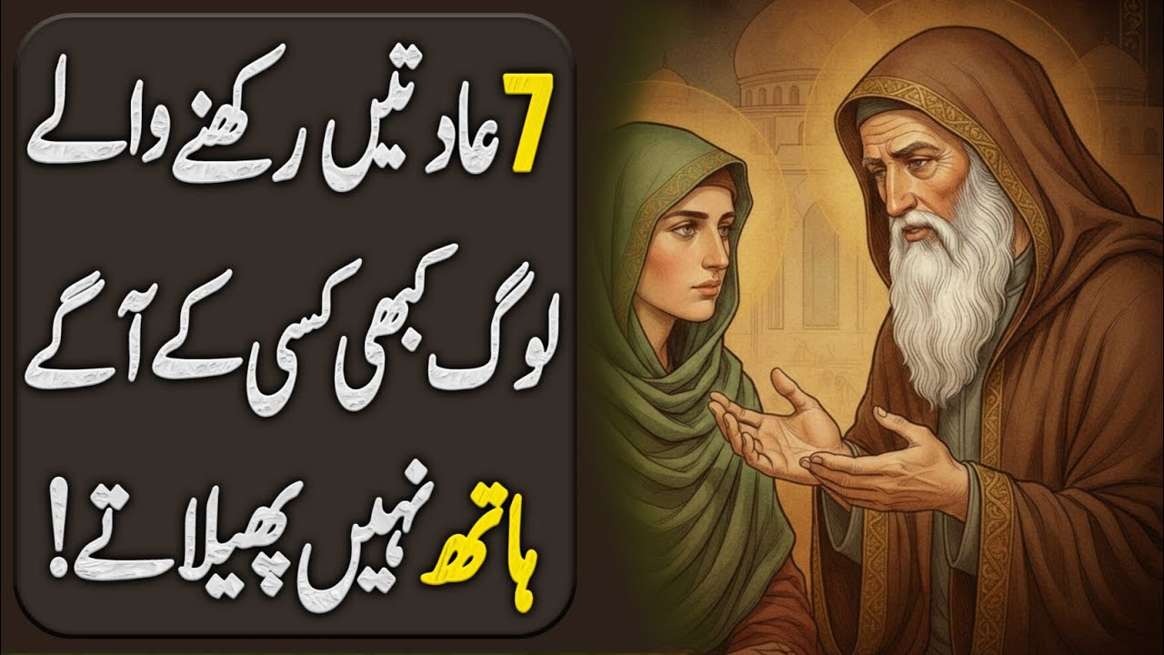 People with 7 Habits Never Have to Beg Anyone!( 7 Aadatein Rakhne Walay Log )