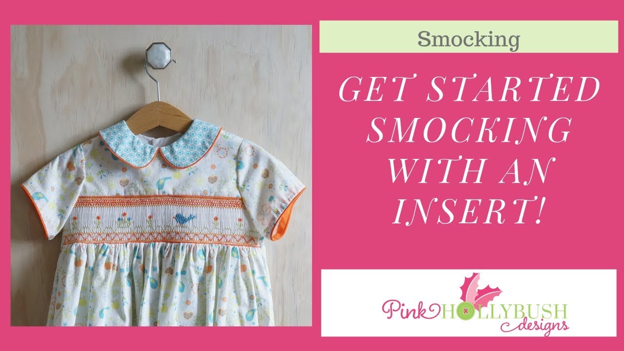 Using Pre-Pleated Inserts to get started Smocking