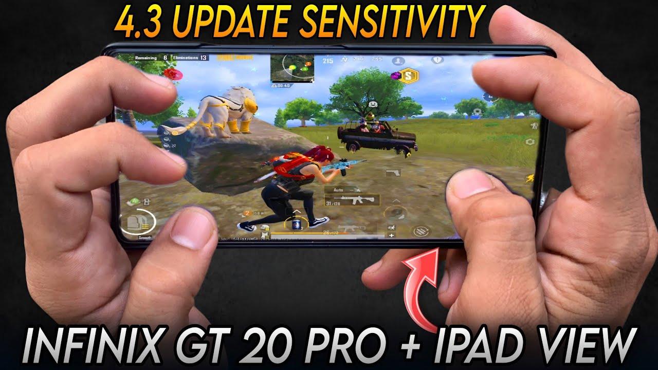 😱 120 FPS iPad View on Android! INFINIX GT 20 PRO Handcam Gameplay + Sensitivity 🔥 No Recoil