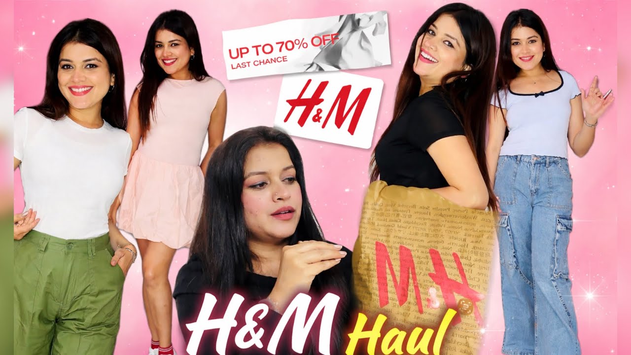 I Went Crazy at H&M Sale 😍 | Up to 70% OFF Clothing Haul 🛍️ Pooja Singh ❤️