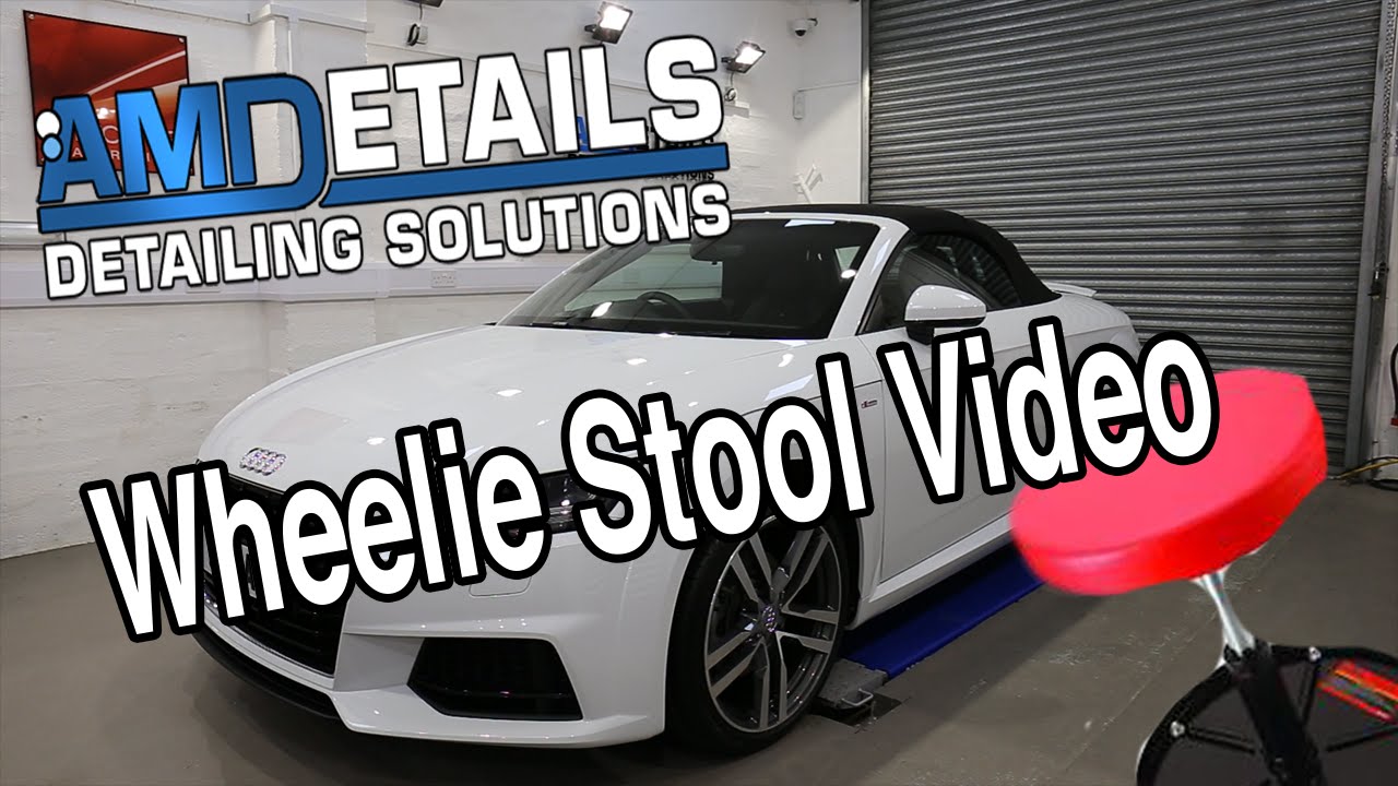 Audi TT - Gtechniq Crystal Serum - Wheelie Stool Video - AMDetails