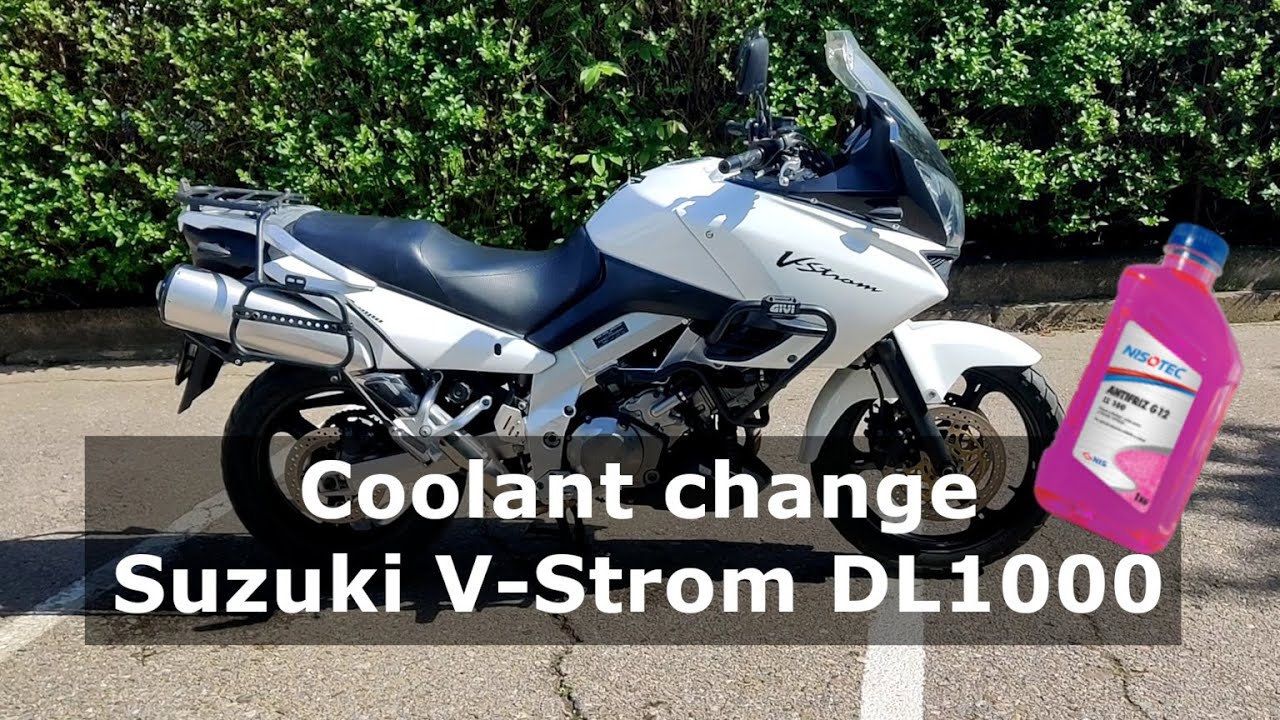 Coolant change Suzuki V-Strom DL 1000 2003