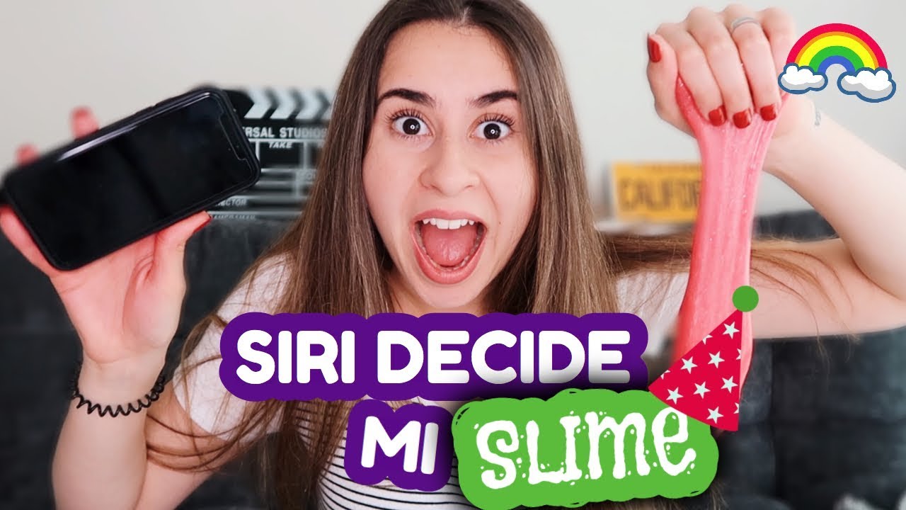 SIRI DECIDE MI SLIME NAVIDE&Ntilde;O 🎅🏼 | Ninalandia