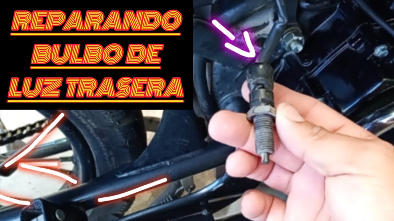 🚨 REPARACIÓN DE BULBO DE LUZ DE FRENO TRASERO DE MOTOCICLETA || ESCORPIÓN BIKER.