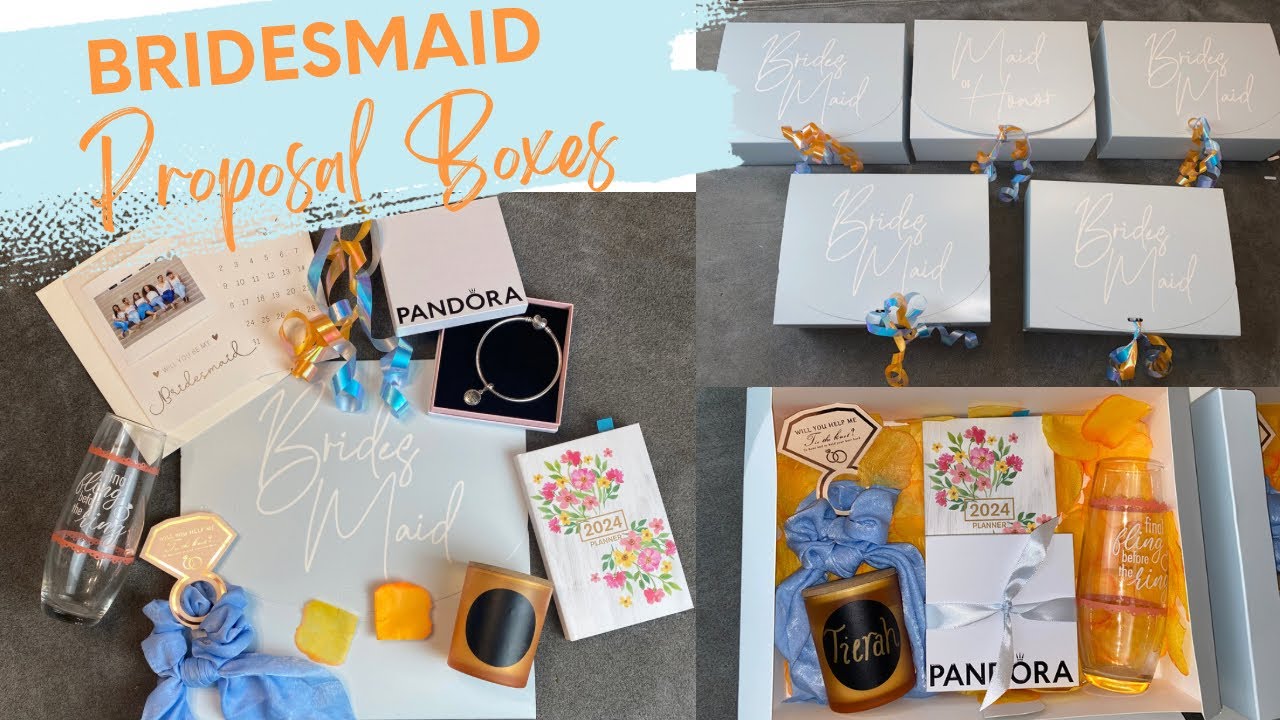 DIY BRIDESMAID PROPOSAL BOXE IDEAS YOUR GIRLS WILL LOVE🤍