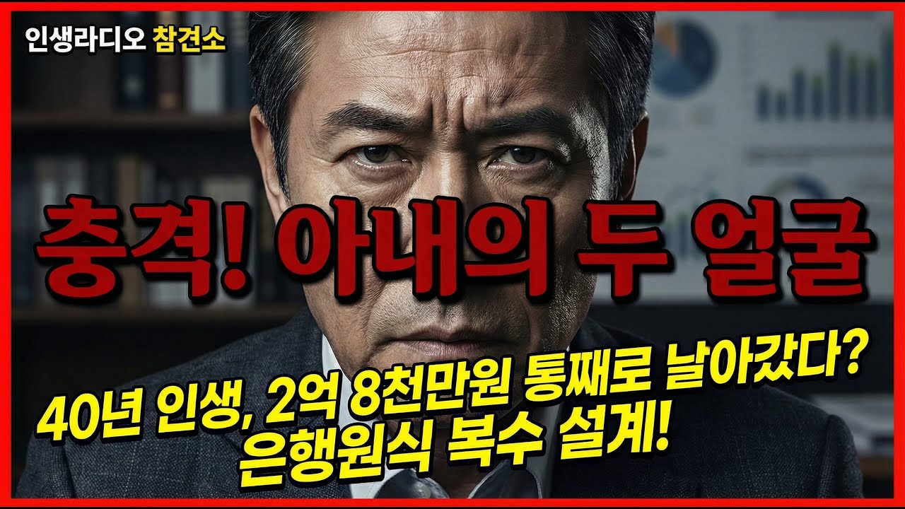 평생 모은 퇴직금 들고 튄 아내, 아들놈은 