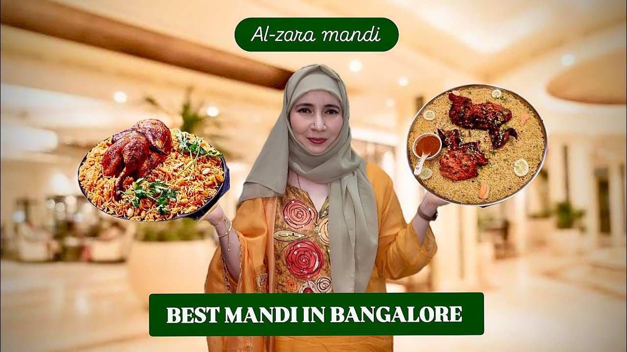 Al-zara mandi Arabian Restaurant, chicken kabab, best kunafa in Bangalore