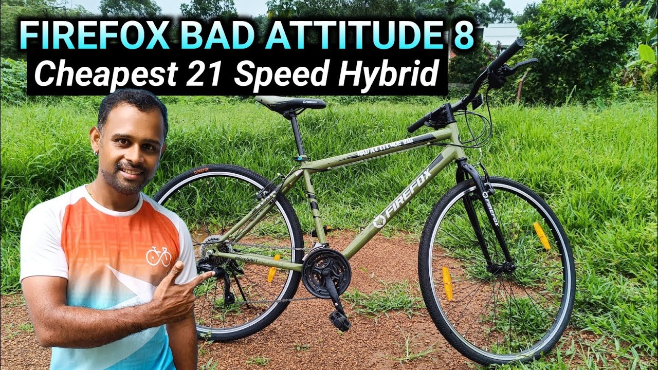Cheapest 21 Speed Hybrid Cycle | Firefox Bad Attitude 8 Detailed Review | Beginners Hybrid Cycle