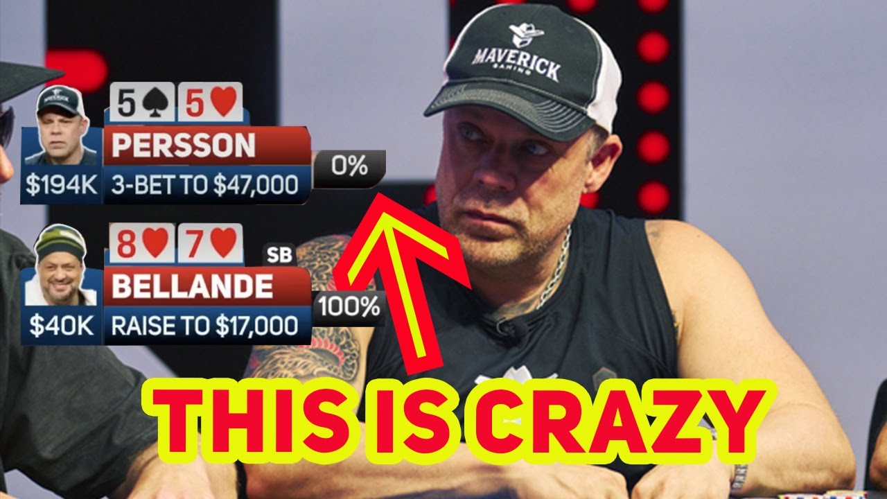 Incredible Punt by Eric Persson versus Jean-Robert Bellande on No Gamble, No Future!