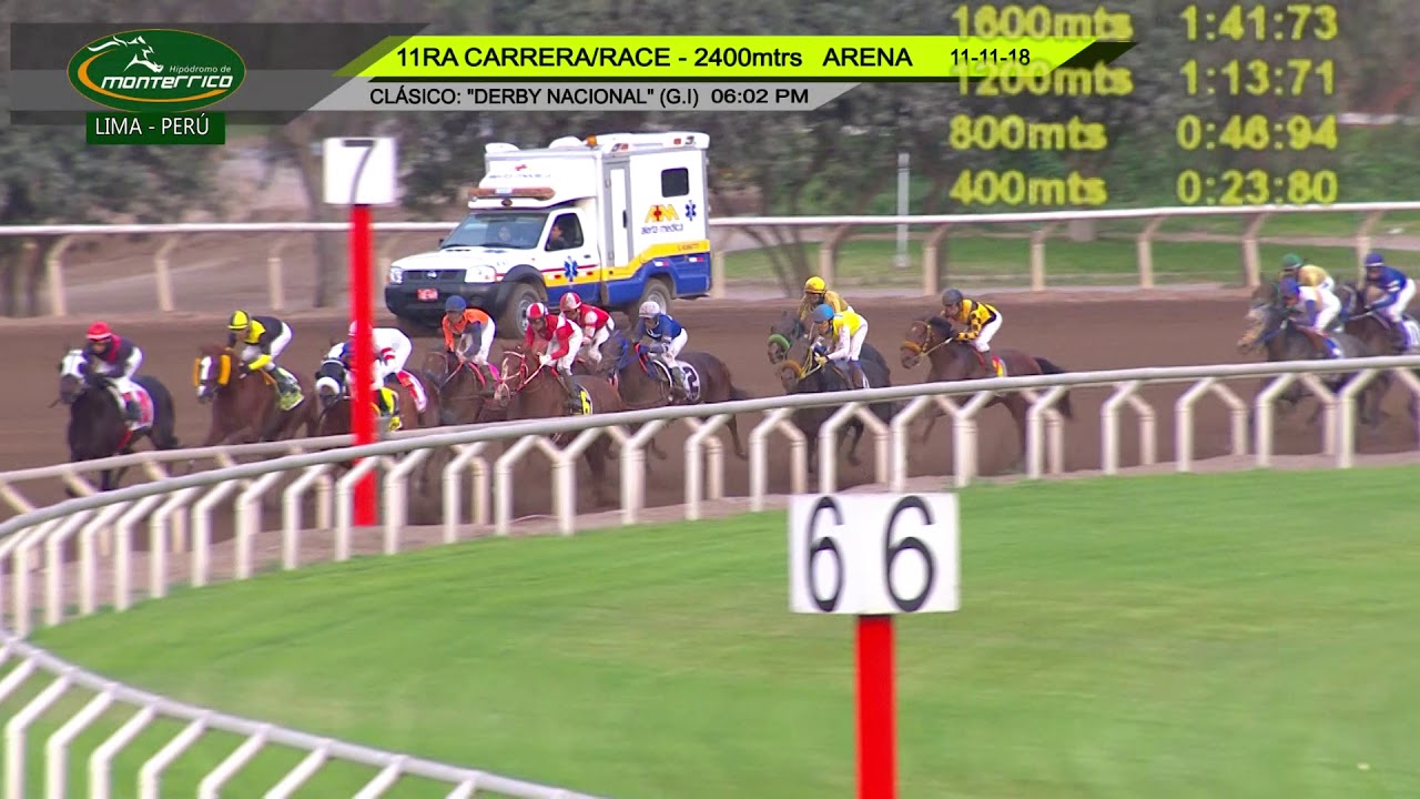 Hip&oacute;dromo de Monterrico - Cl&aacute;sico Derby Nacional (G.1) - 11ra. Carrera 11NOVIEMBRE18