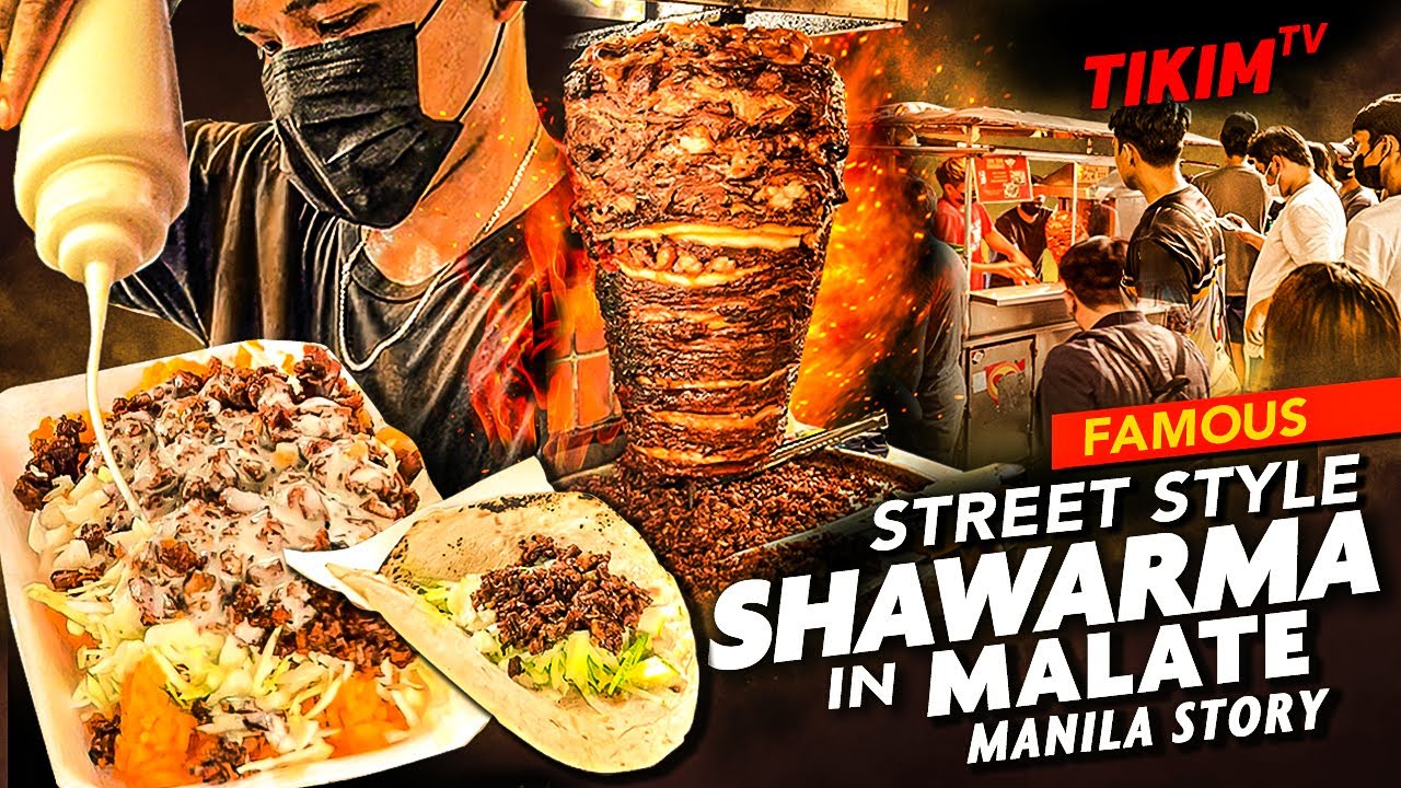 Blockbuster STREET FOOD SHAWARMA in MALATE | BabeMike Shawarma Story | TIKIM TV