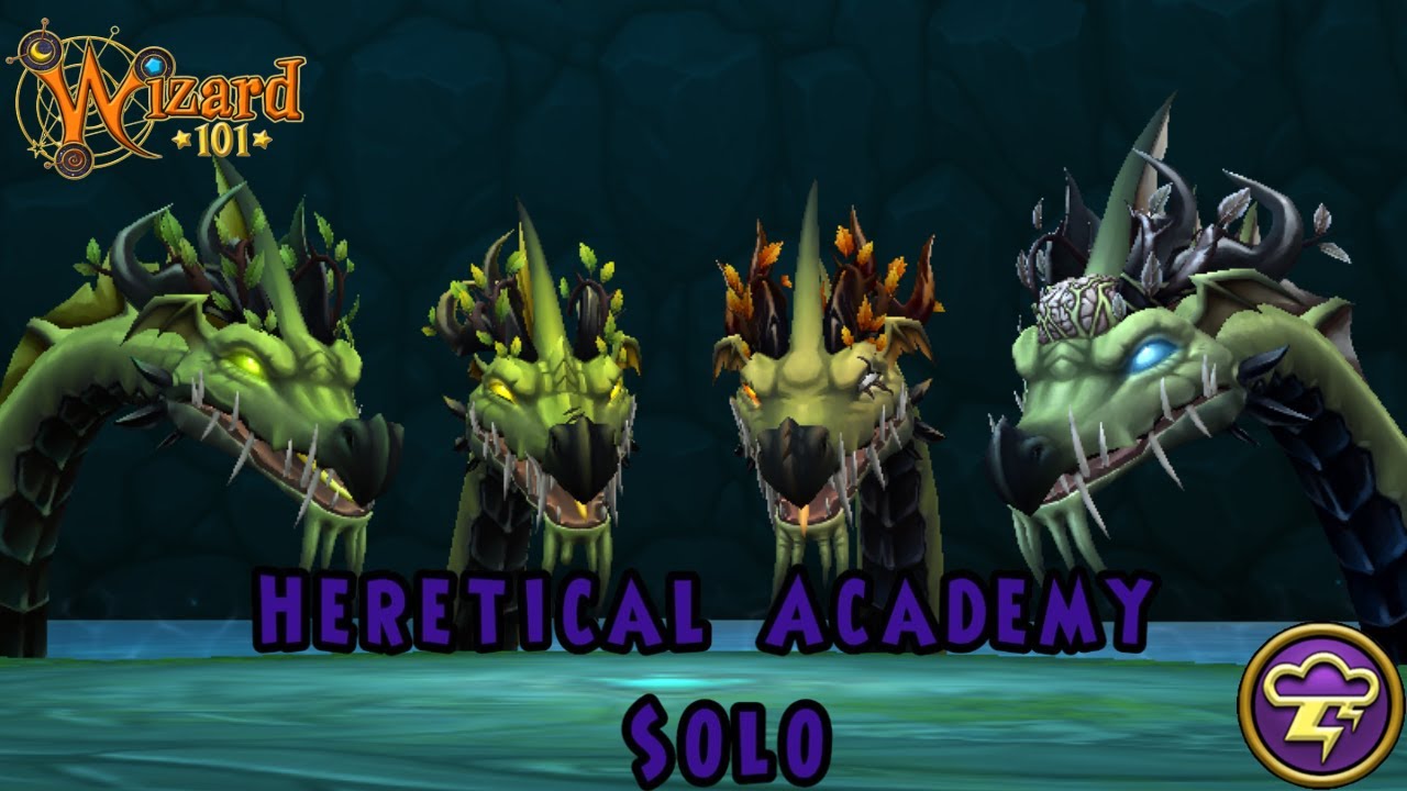 Wizard101: Heretical Academy (Balaur) Solo (Storm)