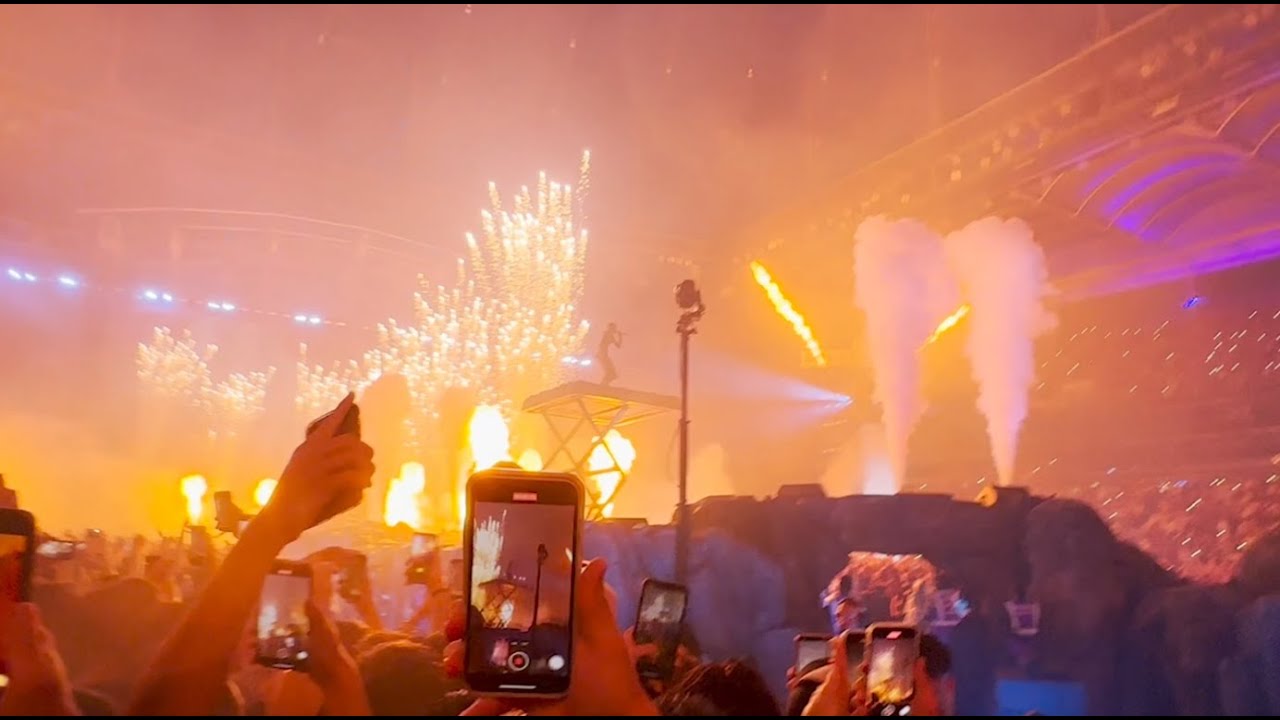 TRAVIS SCOTT FRANKFURT FULL SET 4K HD PIT VIEW INSANE CROWD