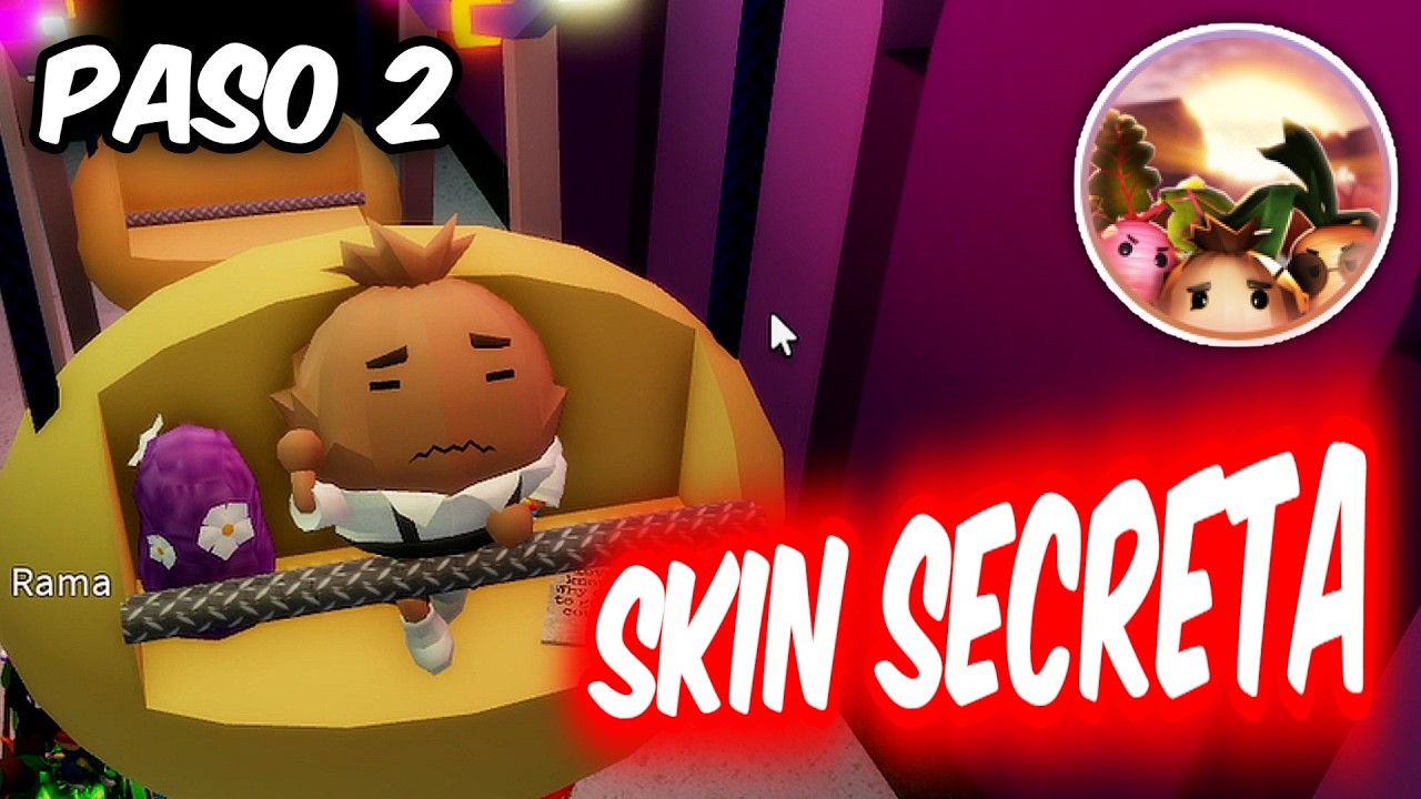 Paso 2 para obtener la NUEVA SKIN SECRETA en PIGGY 🥔🐷