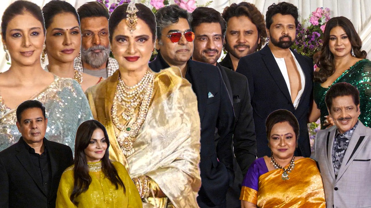 Rakhi, Tabu, Isha Koppikar arrive at  Isha Barjatya & Abhishek Kothari Wedding