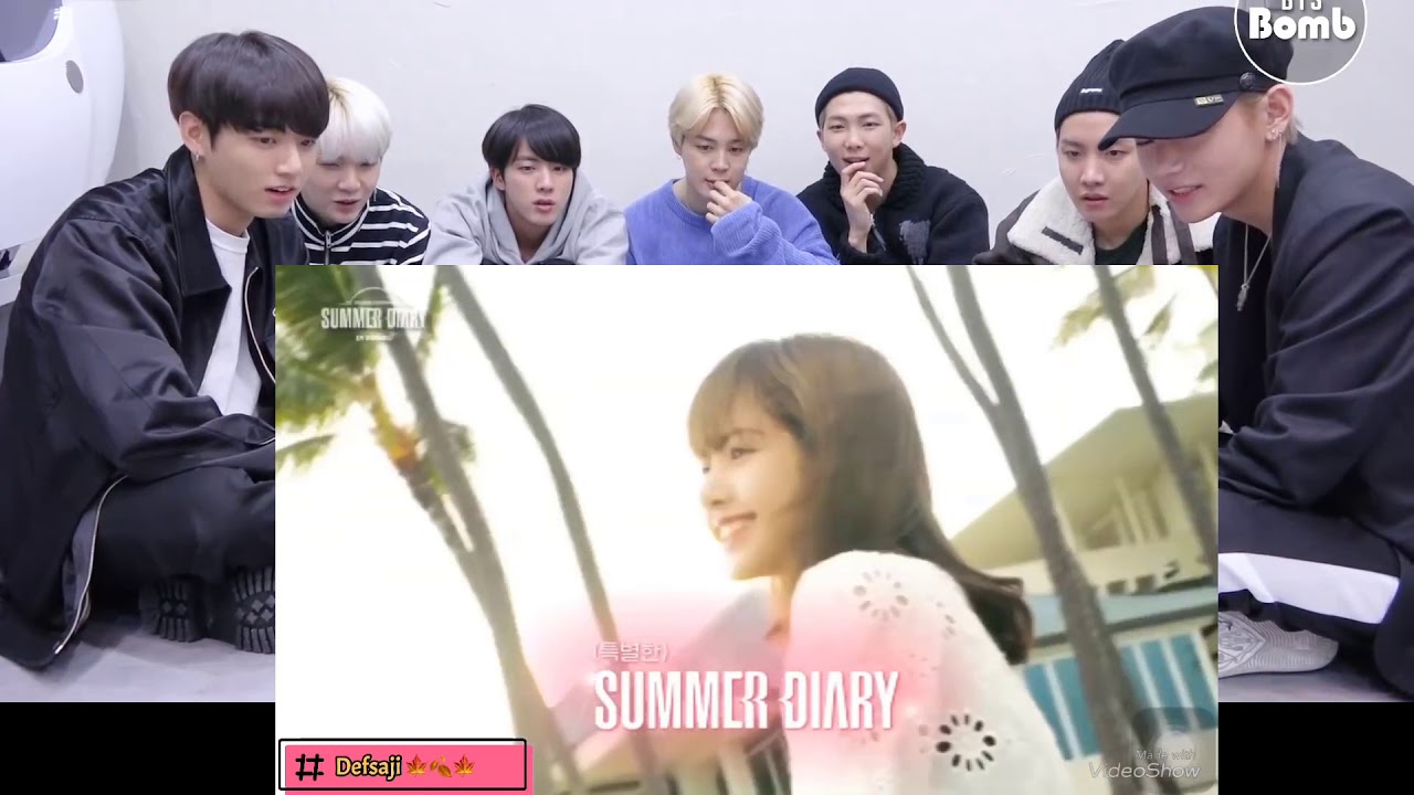 BTS Reaction to BLACKPINK LISA CUTE MOMENTS