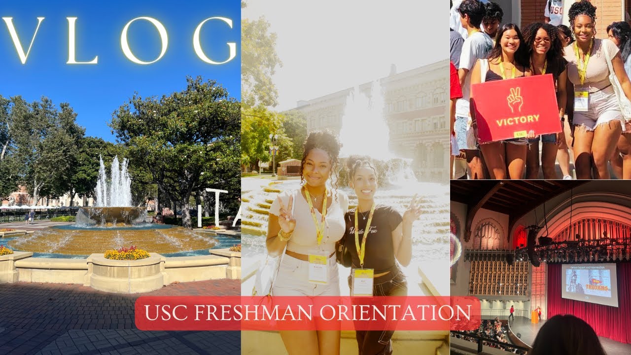 VLOG| USC freshman orientation 2024❤️💛✌🏽| college orientation