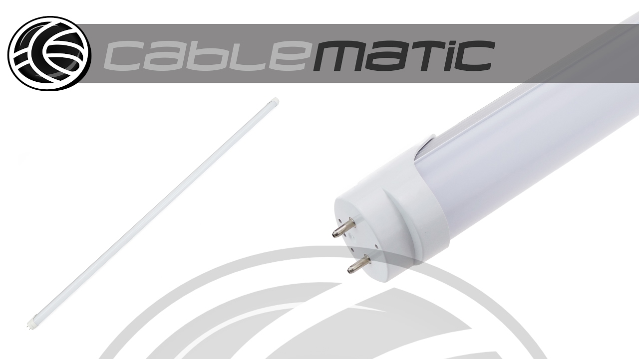 Tubo LED T8 G13 230VAC 18W blanco d&iacute;a 6000-6500K 26x1200mm distribuido por CABLEMATIC &reg;