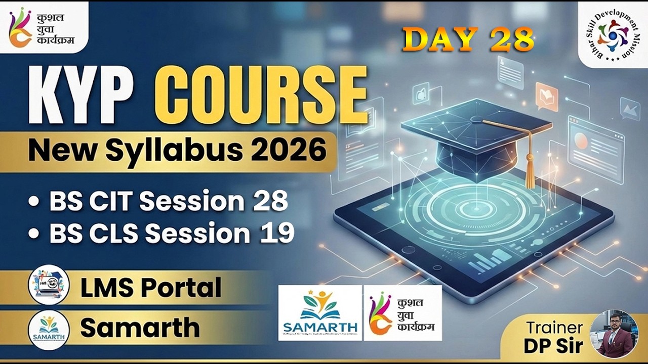 KYP 2026 DAY 28 🗓️|| BS-IT Session 28 & BS-CLS Session 19 Lab Activity || KYP New Syllabus