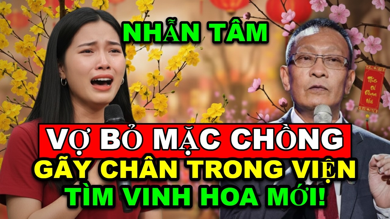 TÂM SỰ CÙNG VĂN SÂM - Vợ nhẫn tâm bỏ mặc chồng gãy chân nằm viện để đi tìm cuộc sống vinh hoa mới