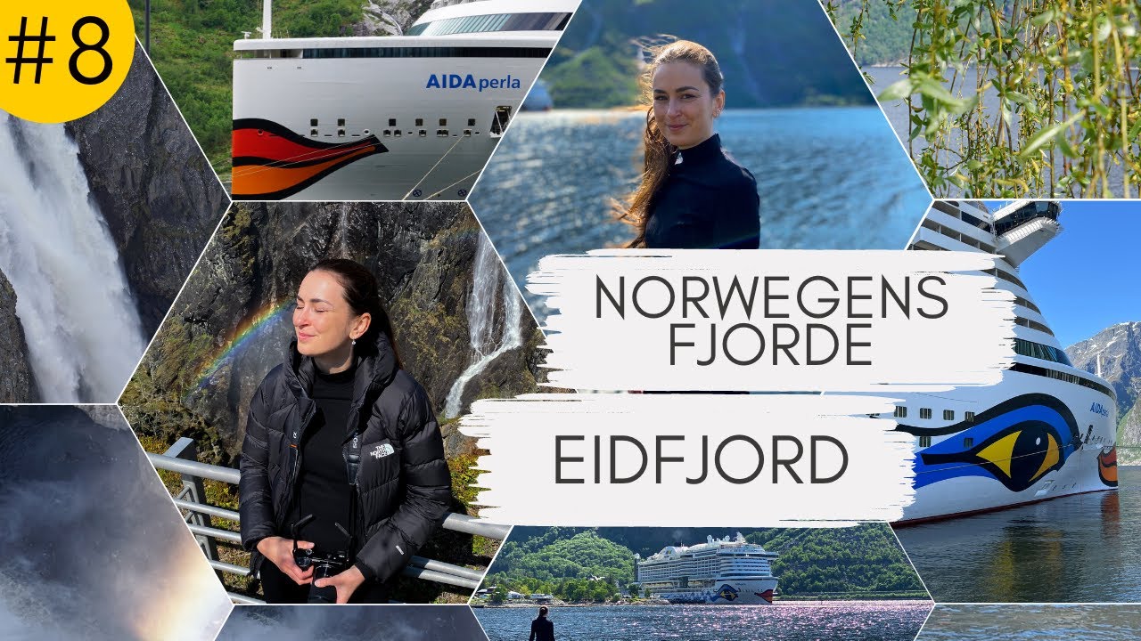 AIDAPerla Vlog #8 - Norwegens Fjorde: Der schönste Tag im Eidfjord - Vøringfossen | Denise Darleen