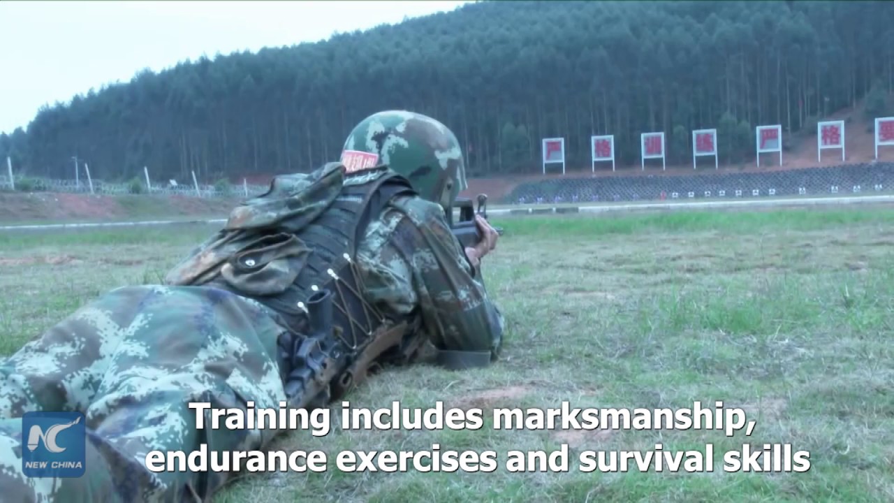 Tough training for Chinese special forces