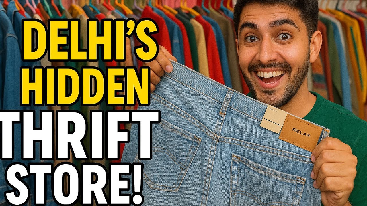 A hidden thrift store in Delhi || Delhi premium outlet || What all did I buy ?? Price?? Everything