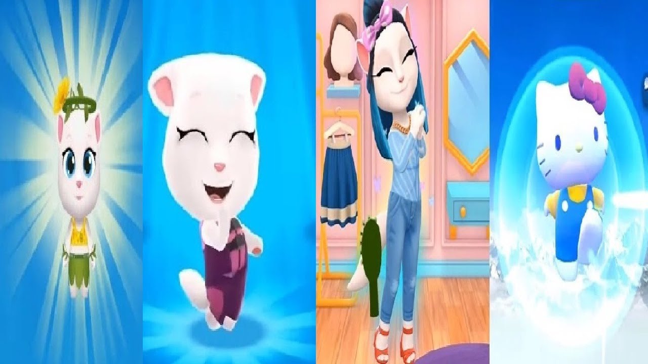 SONIC DASH NEW CHARACTER  HELLO KITTY VS My Talking Angela 2 VS Talking Tom Jetski 2 3 Gameplay 2021