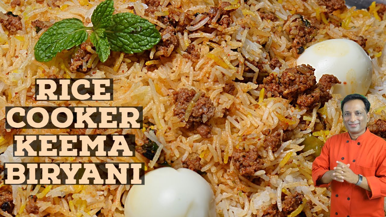 Cooker Mutton Kheema Biryani Recipe, Lunch Box  Better Than Restaurant  Kheema Biryani Pulao