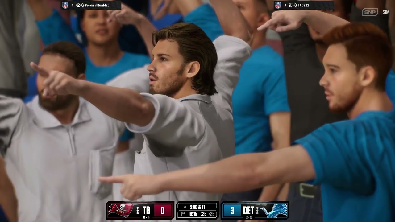 Madden 26 D Franchise Buccs vs Tylers Lions weeks (Part 1/5)