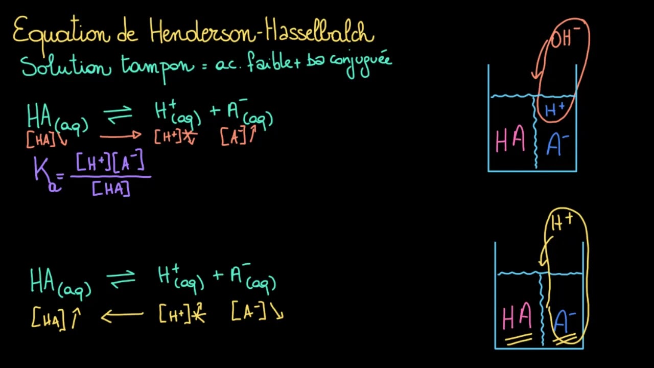 Équation de Henderson-Hasselbalch