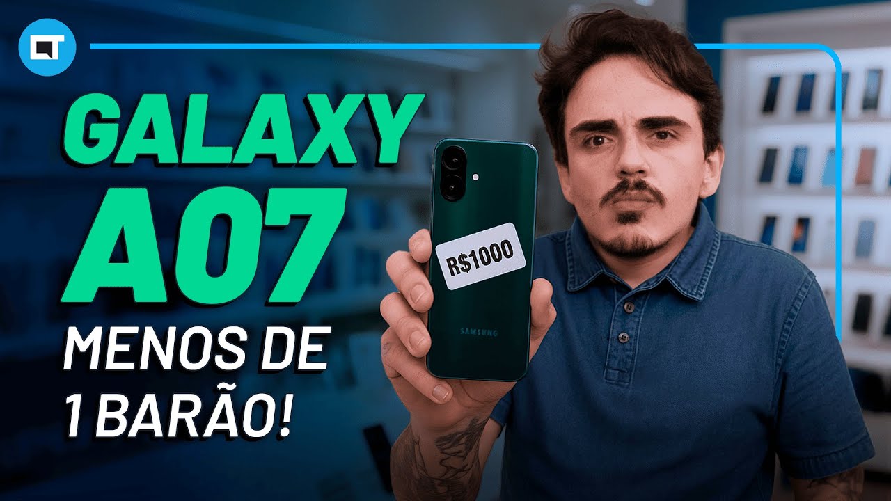 Galaxy A07 (ou) a prova de que a Samsung consegue entregar um celular abaixo dos mil reais em 2025