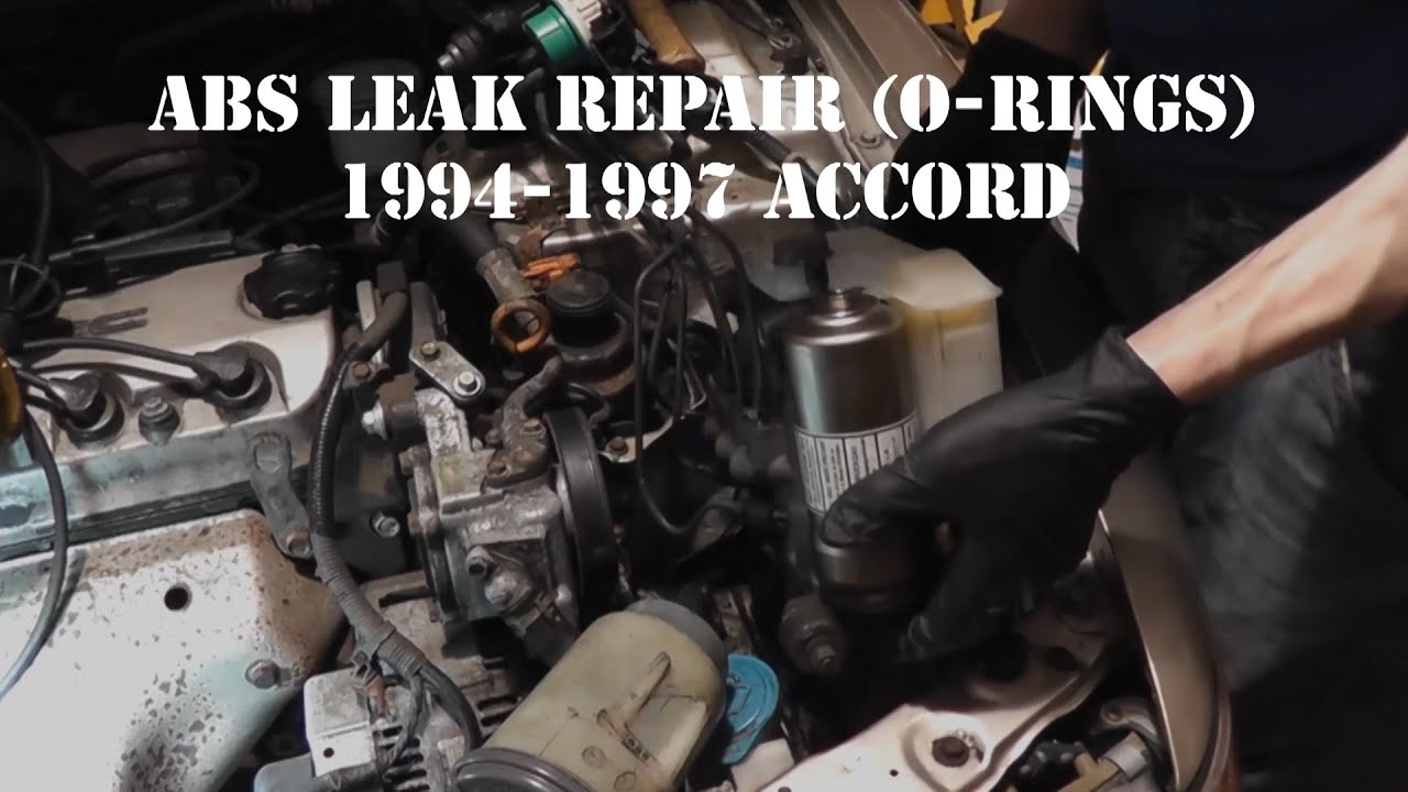 1994-1997 Accord ABS Leak (Accumulator And Pump O-Ring Replacement)
