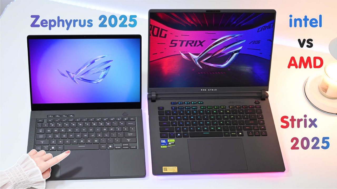 The Ultimate Portable Gaming Beasts : Asus ROG Strix 2025 and Zephyrus 2025 | aesthetic unboxing