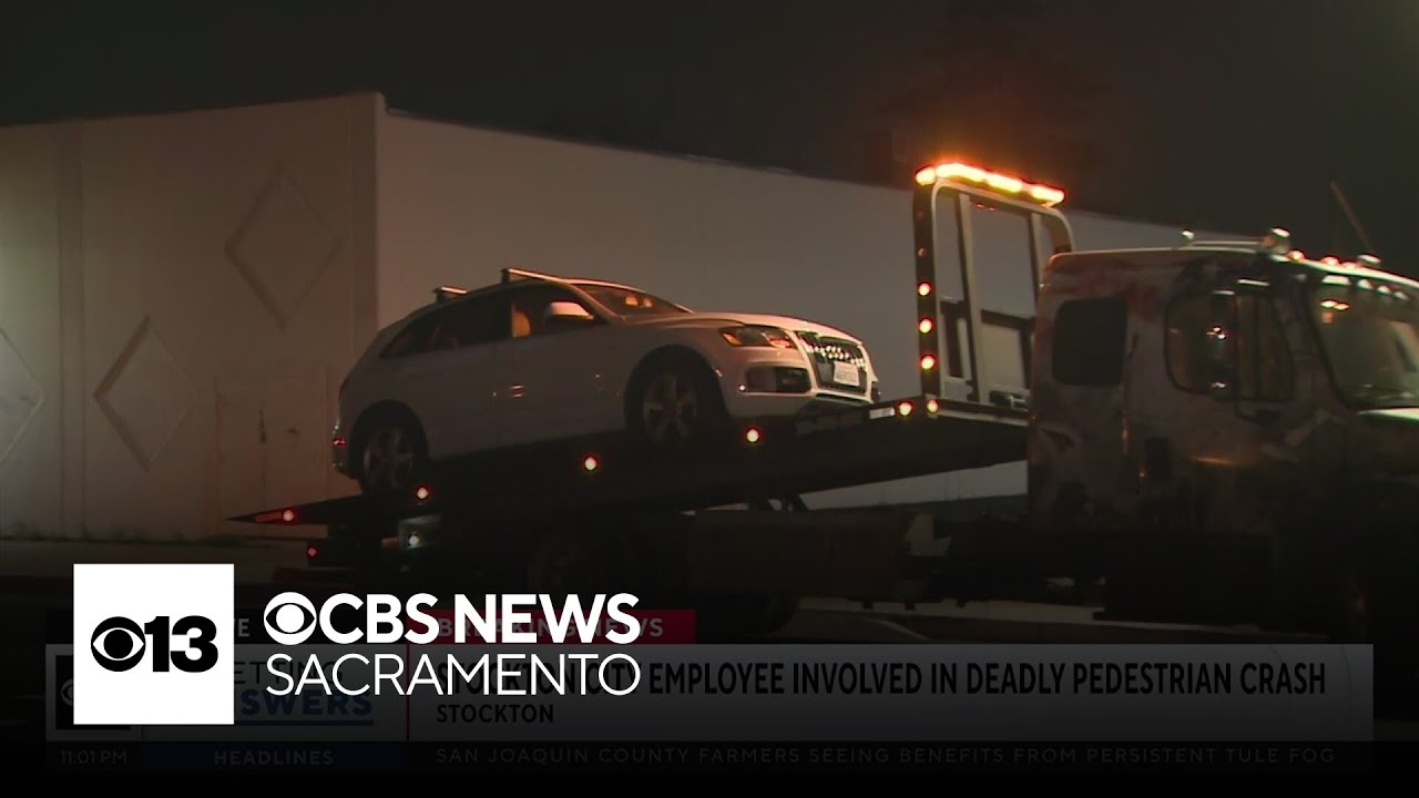 Stockton city employee involved in deadly pedestrian crash