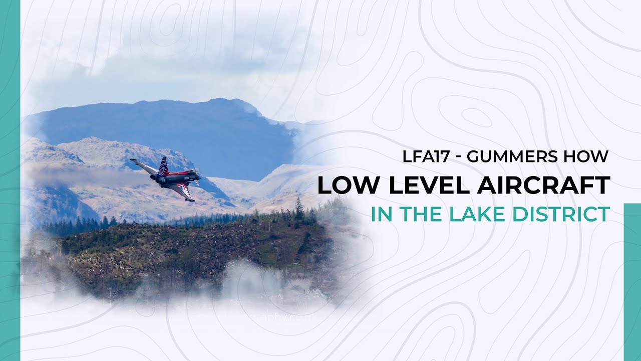 Awesome Low Level Aircraft in the Lake District, LFA17 - Gummers How