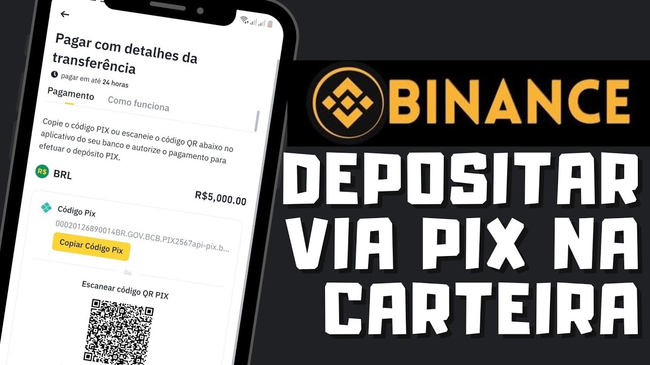 COMO DEPOSITAR VIA PIX NA CARTEIRA DA BINANCE