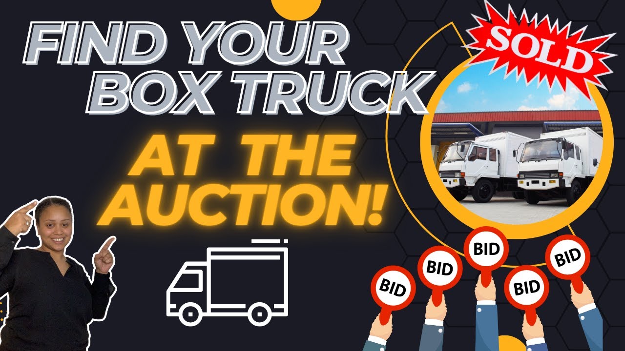 👀 Looking for a BOX TRUCK?? Try an AUCTION in 2023! #boxtruck #truckingtips
