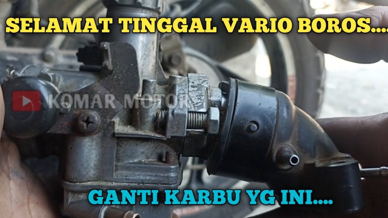 CARA PASANG KARBU KHARISMA /SUPRA 125 DI HONDA VARIO ❗Solusi irit bbm