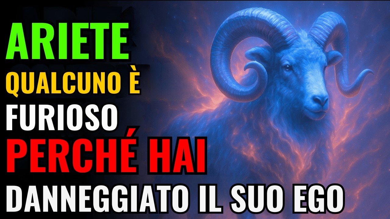 ARIETE ♈ QUALCUNO È FURIOSO PERCHÉ HAI DANNEGGIATO IL SUO EGO, ORA NON PUÒ PIÙ CONVINCERTI🔥!