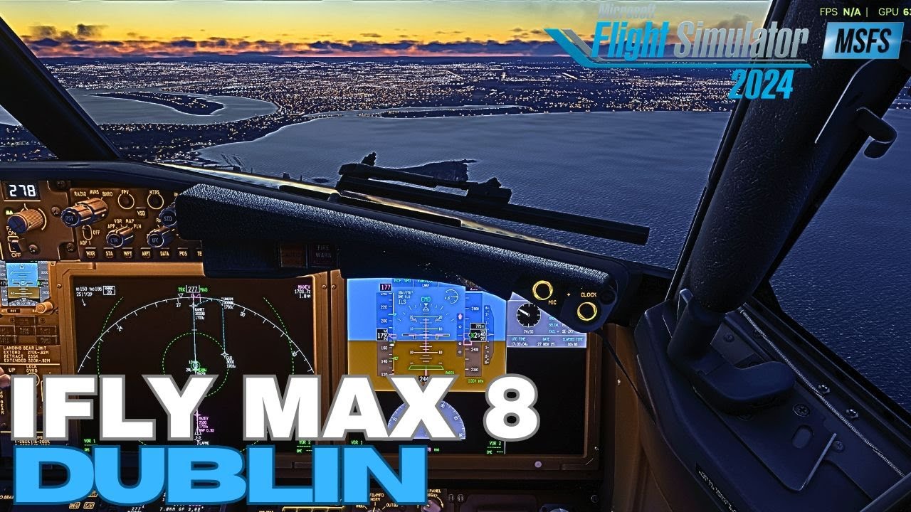 Ryanair vs Heavy Crosswinds! Dublin Approach Gets CRAZY MSFS24