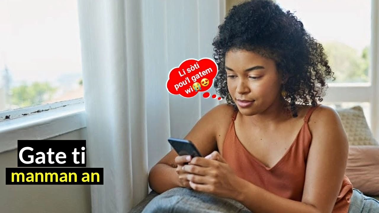 Bèl ti mesaj pou voye bay on ti Fanm le matin lap fè jounen an ap panse avèw (message bonjour)