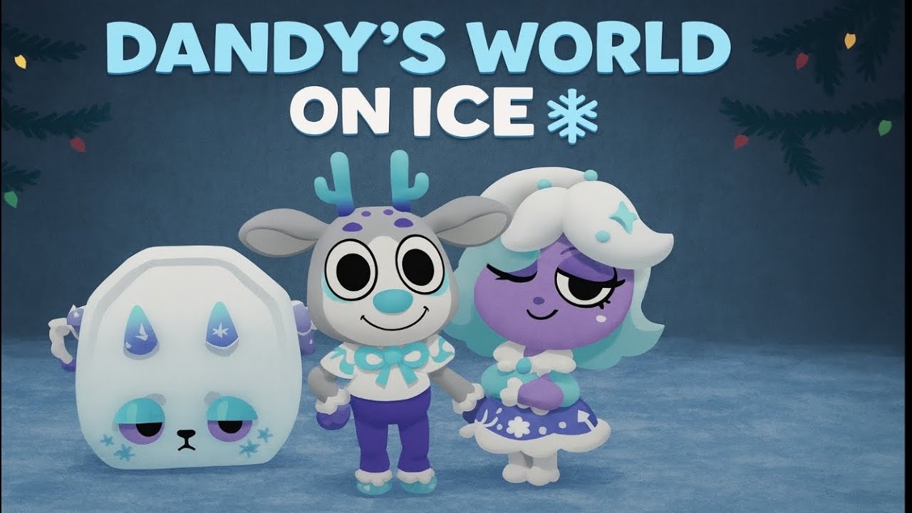 Dandy’s World on Ice ❄️ Slipping, Sliding & Christmas Chaos! | Roblox